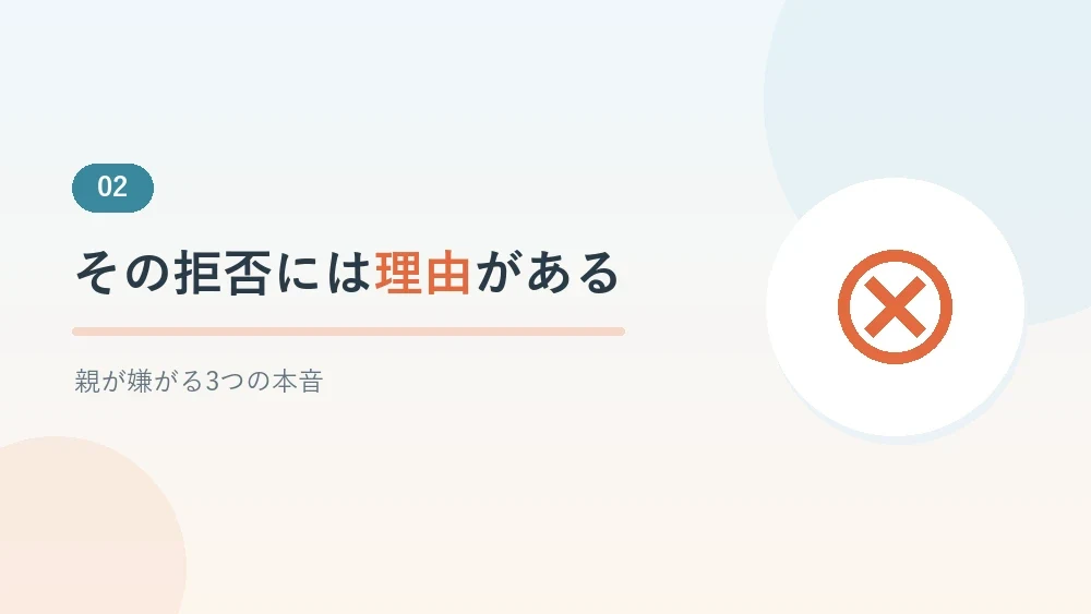 親が高齢者見守りサービスを嫌がる理由を解説するセクションのバナー画像