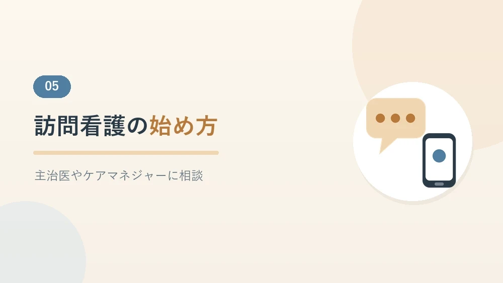 訪問看護の始め方を紹介するセクションのバナー画像