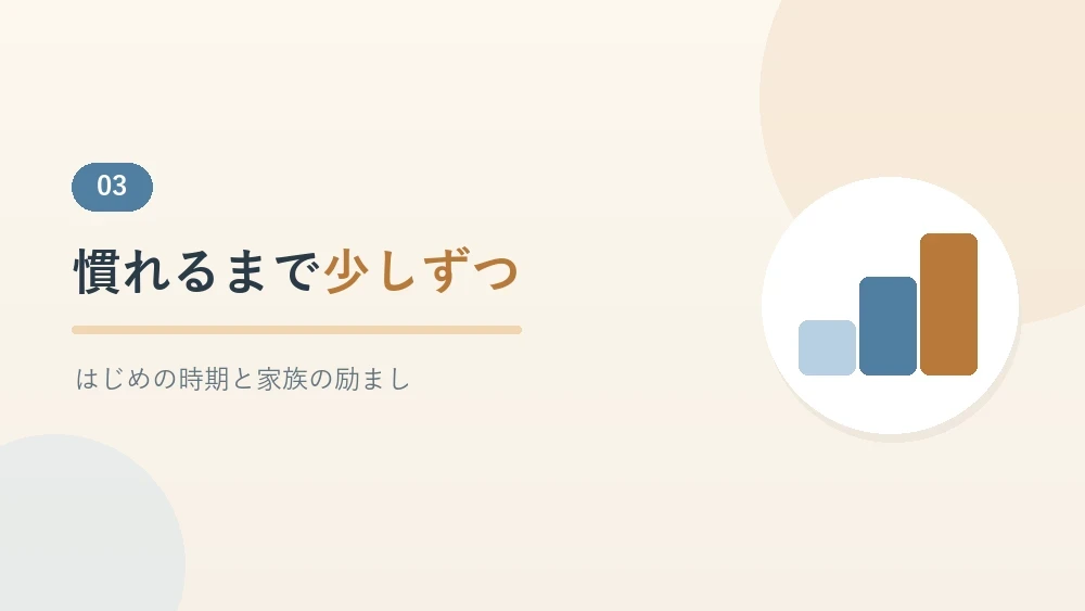 補聴器に慣れるまでの心構えを解説するセクションのバナー画像