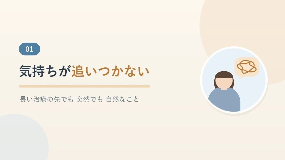 余命を告げられた家族の心の動きについて書いたセクションのバナー画像